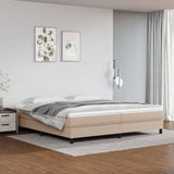 vidaXL Boxspring bed kunstleer zwart 80x200 cm