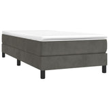vidaXL Boxspring bed 80x200 cm fluweel lichtgrijs
