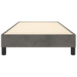 vidaXL Boxspring bed 80x200 cm fluweel lichtgrijs