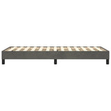 vidaXL Boxspring bed 80x200 cm fluweel lichtgrijs