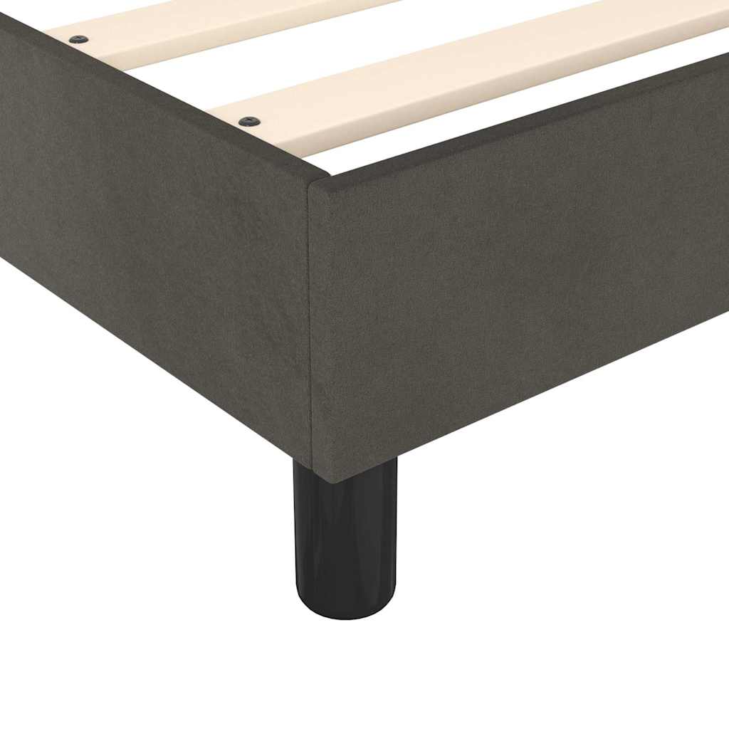 vidaXL Boxspring bed 80x200 cm fluweel lichtgrijs