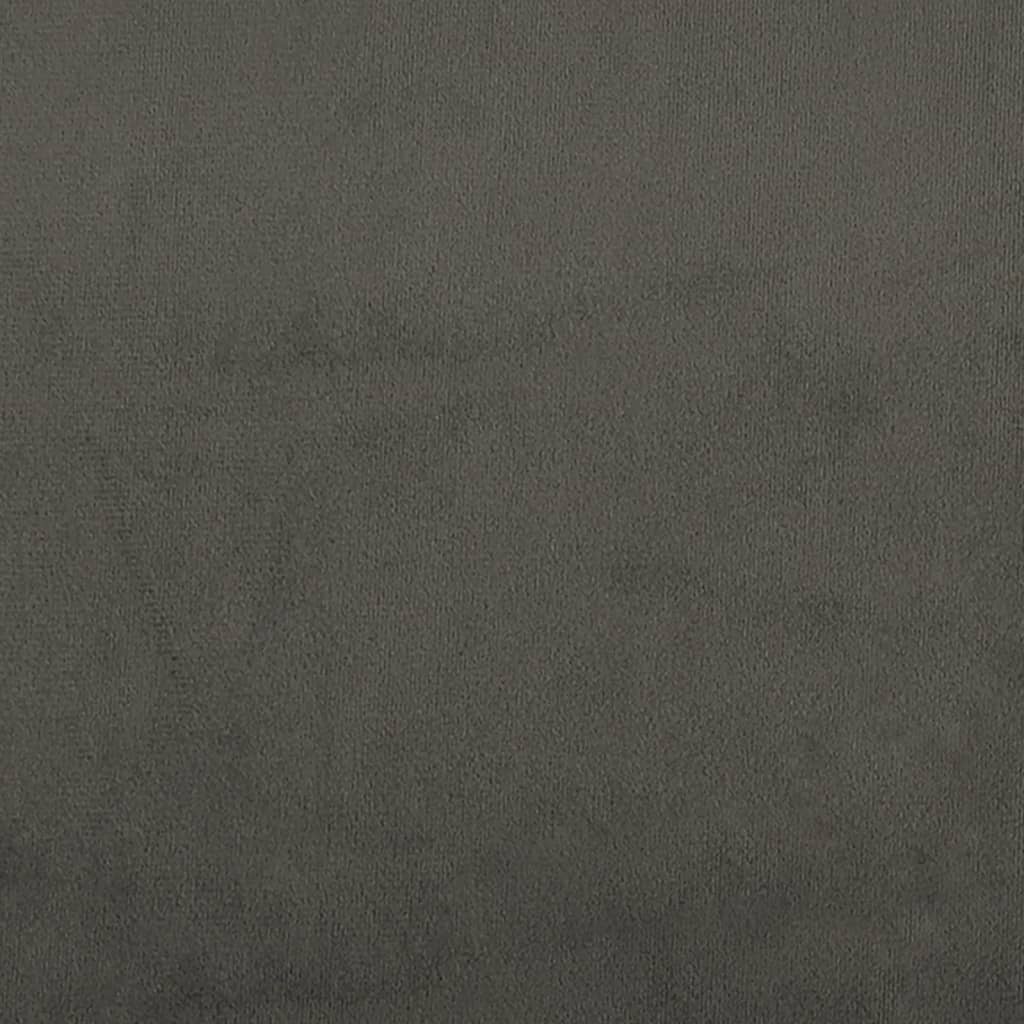 vidaXL Boxspring bed 80x200 cm fluweel lichtgrijs