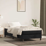 vidaXL Boxspring bed 80x200 cm fluweel lichtgrijs