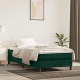 vidaXL Boxspring bed 80x200 cm fluweel lichtgrijs