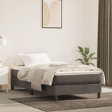 vidaXL Boxspring bed 80x200 cm fluweel lichtgrijs