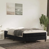 vidaXL Boxspring bed 80x200 cm fluweel lichtgrijs