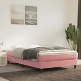 vidaXL Boxspring bed 80x200 cm fluweel lichtgrijs