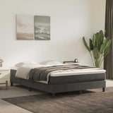 vidaXL Boxspring bed 80x200 cm fluweel lichtgrijs