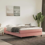 vidaXL Boxspring bed 80x200 cm fluweel lichtgrijs