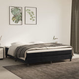 vidaXL Boxspring bed 80x200 cm fluweel lichtgrijs