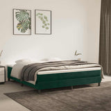 vidaXL Boxspring bed 80x200 cm fluweel lichtgrijs