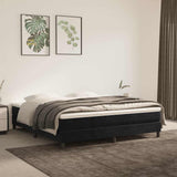 vidaXL Boxspring bed 80x200 cm fluweel lichtgrijs