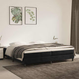 vidaXL Boxspring bed 80x200 cm fluweel lichtgrijs