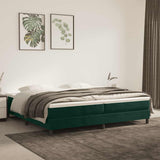 vidaXL Boxspring bed 80x200 cm fluweel lichtgrijs