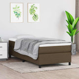 vidaXL Boxspring bed 80x200 cm stof lichtgrijs