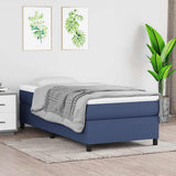 vidaXL Boxspring bed 80x200 cm stof lichtgrijs