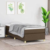 vidaXL Box spring bed 80x200 cm fabric light grey