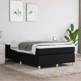 vidaXL Box spring bed 80x200 cm fabric light grey