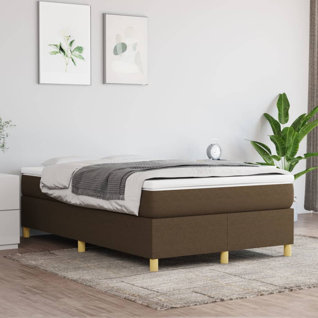 vidaXL Box spring bed 80x200 cm fabric light grey