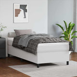 vidaXL Boxspring bed kunstleer zwart 80x200 cm
