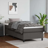 vidaXL Boxspring bed kunstleer zwart 80x200 cm
