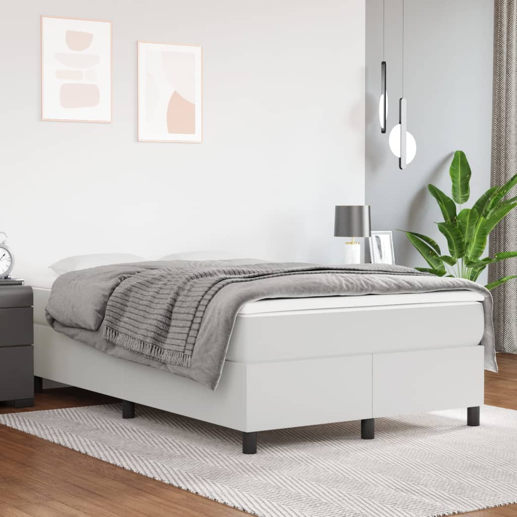 vidaXL Boxspring bed kunstleer zwart 80x200 cm