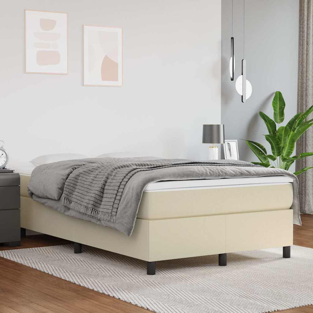 vidaXL Boxspring bed kunstleer zwart 80x200 cm
