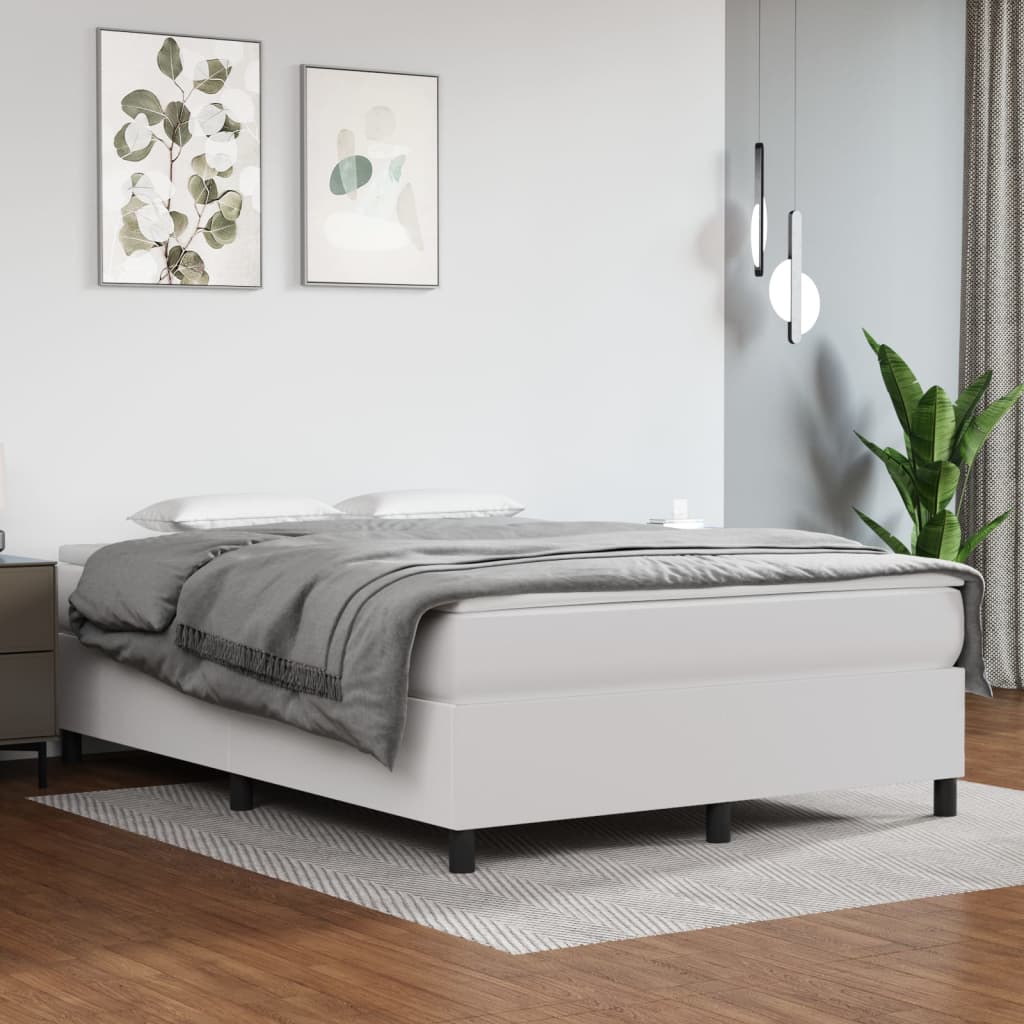 vidaXL Boxspring bed kunstleer zwart 80x200 cm