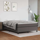 vidaXL Boxspring bed kunstleer zwart 80x200 cm