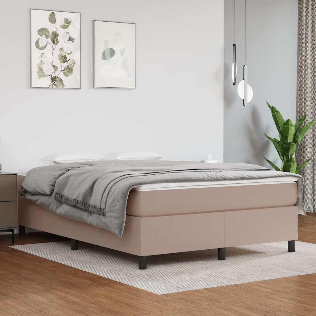 vidaXL Boxspring bed kunstleer zwart 80x200 cm