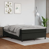 vidaXL Boxspring bed kunstleer zwart 80x200 cm