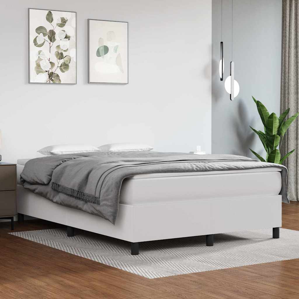 vidaXL Boxspring bed kunstleer zwart 80x200 cm