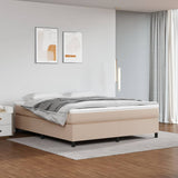 vidaXL Boxspring bed kunstleer zwart 80x200 cm