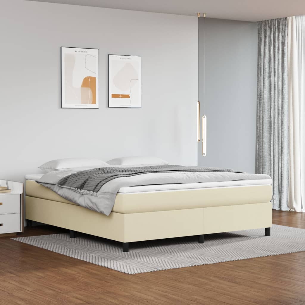 vidaXL Boxspring bed kunstleer zwart 80x200 cm