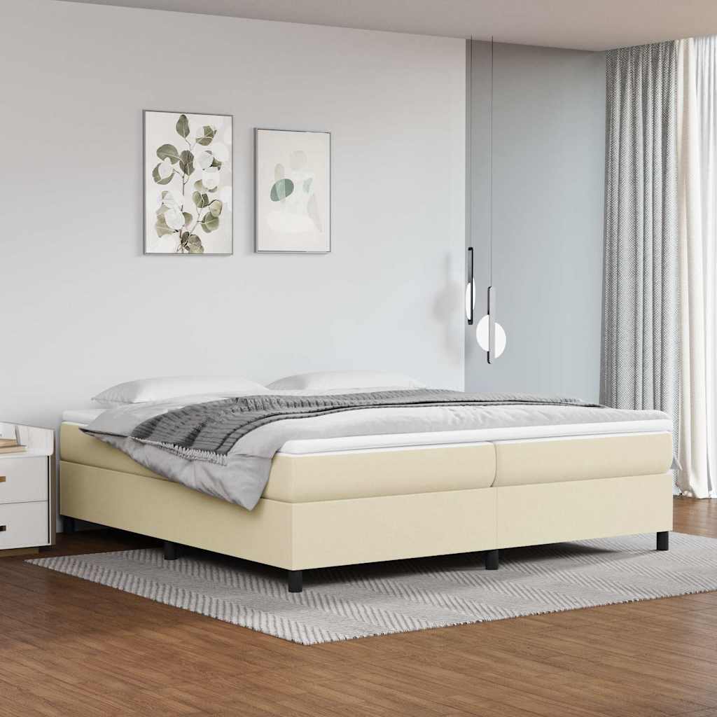 vidaXL Boxspring bed kunstleer zwart 80x200 cm