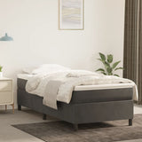 vidaXL Boxspring bed 80x200 cm fluweel lichtgrijs