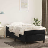 vidaXL Boxspring bed 80x200 cm fluweel lichtgrijs