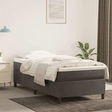 vidaXL Boxspring bed 80x200 cm fluweel lichtgrijs