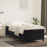 vidaXL Boxspring bed 80x200 cm fluweel lichtgrijs