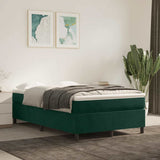 vidaXL Boxspring bed 80x200 cm fluweel lichtgrijs