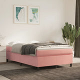 vidaXL Boxspring bed 80x200 cm fluweel lichtgrijs