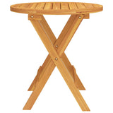 vidaXL Bistrotafel Ø46x47 cm massief acaciahout