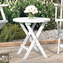 vidaXL Bistrotafel Ø46x47 cm massief acaciahout