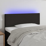 vidaXL Hoofdbord LED 80x5x78/88 cm stof lichtgrijs