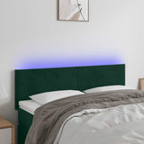 vidaXL Hoofdbord LED 80x5x78/88 cm fluweel lichtgrijs