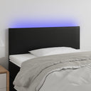 vidaXL Panneau de porte LED 80x5x78/88 cm noir artistique