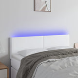 vidaXL Headboard LED 80x5x78/88 cm faux leather black