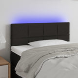 vidaXL Hoofdbord LED 80x5x78/88 cm stof lichtgrijs