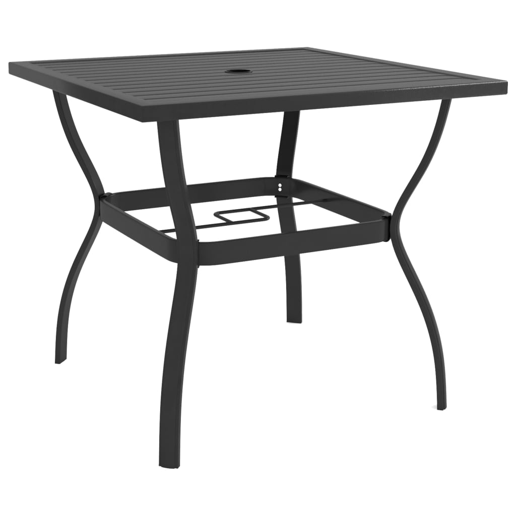 vidaXL Garden Table 81.5x81.5x72 cm Steel Anthracite