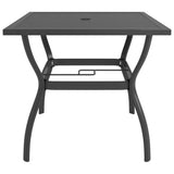 vidaXL Garden Table 81.5x81.5x72 cm Steel Anthracite